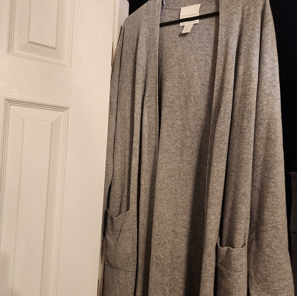 100% 2ply cashmere long cardigan - Picture 3 of 5